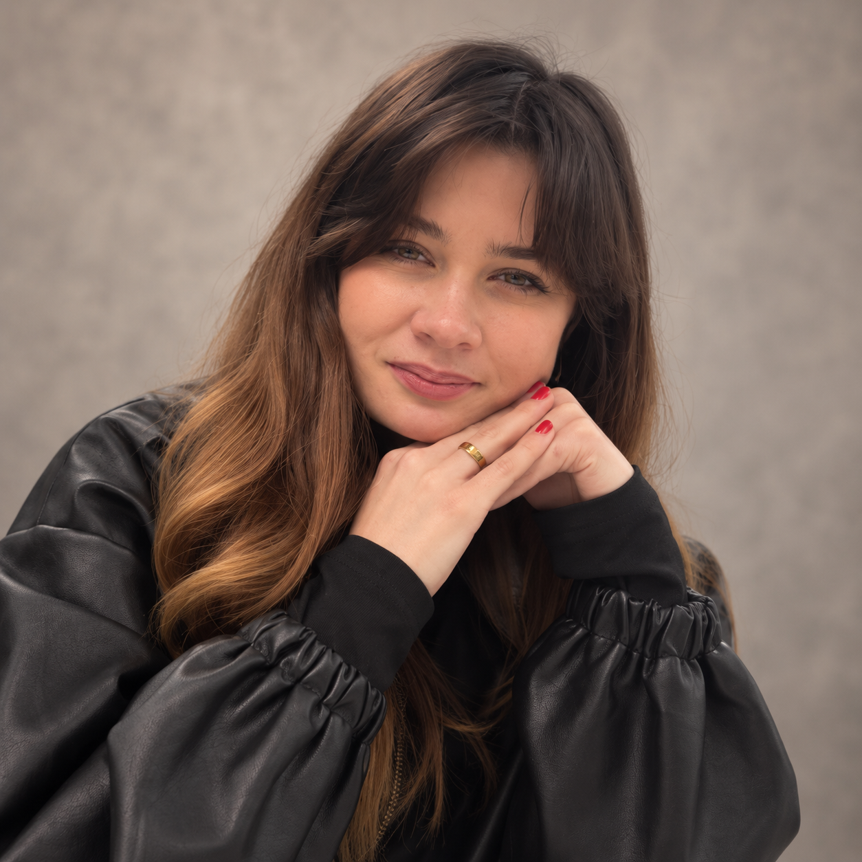 AI-generated fictional portrait of Lorena Cooke