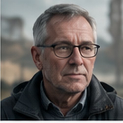 AI-generated fictional portrait of Martin Cole
